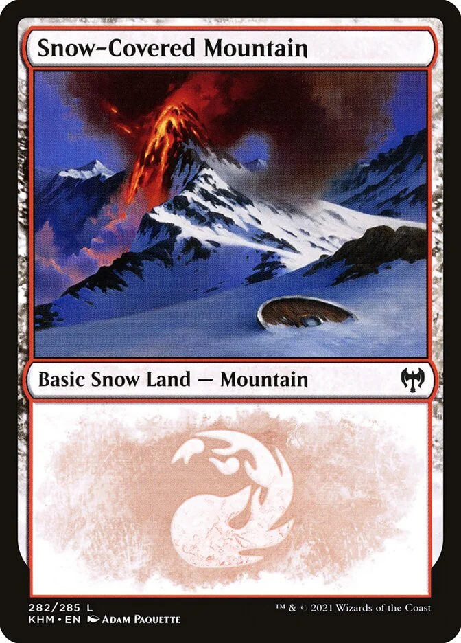 Snow-Covered Mountain 「KHM/282」「EN」