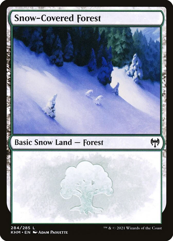 Snow-Covered Forest 「KHM/284」「EN」