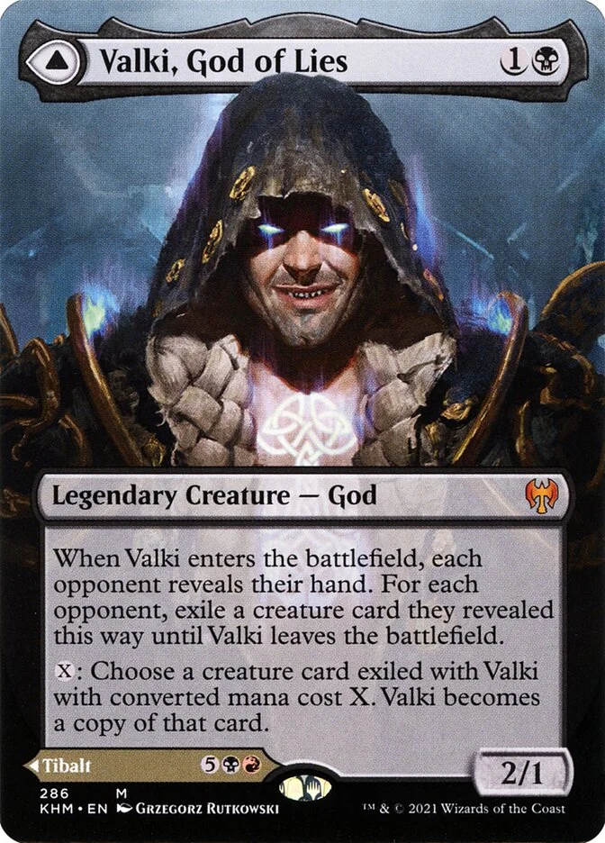 Valki, God of Lies // Tibalt, Cosmic Impostor 「KHM/286」「EN」