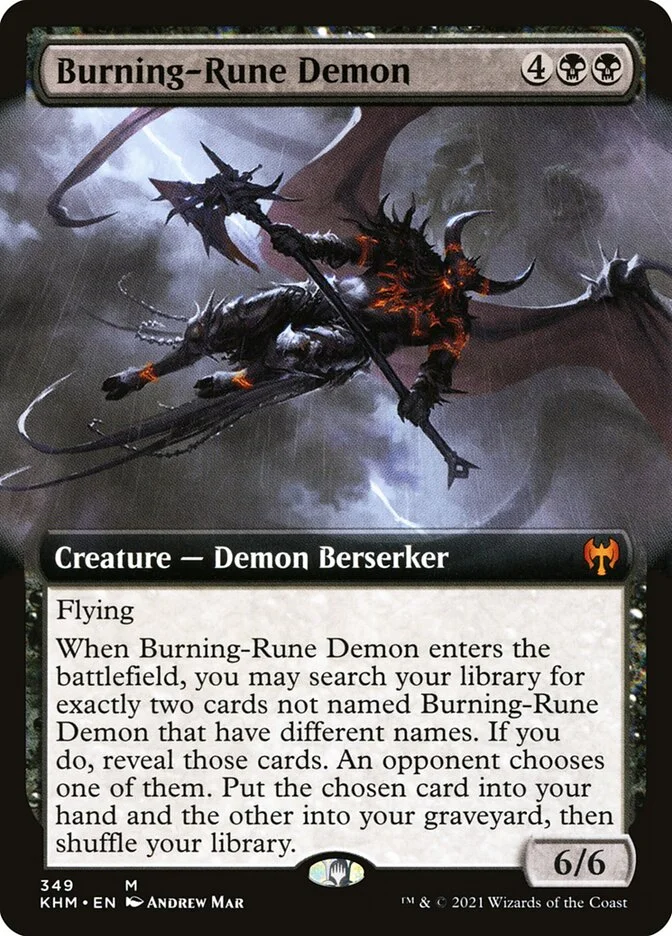 Burning-Rune Demon 「KHM/349」「EN」