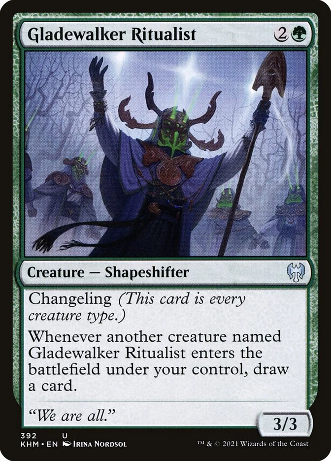 Gladewalker Ritualist 「KHM/392」「EN」