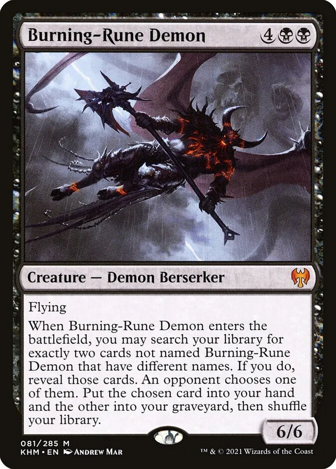 Burning-Rune Demon 「KHM/81」「EN」