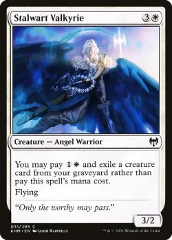 Stalwart Valkyrie #31 · Magic: The Gathering