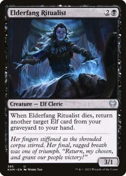 Elderfang Ritualist 「KHM/385」「EN」