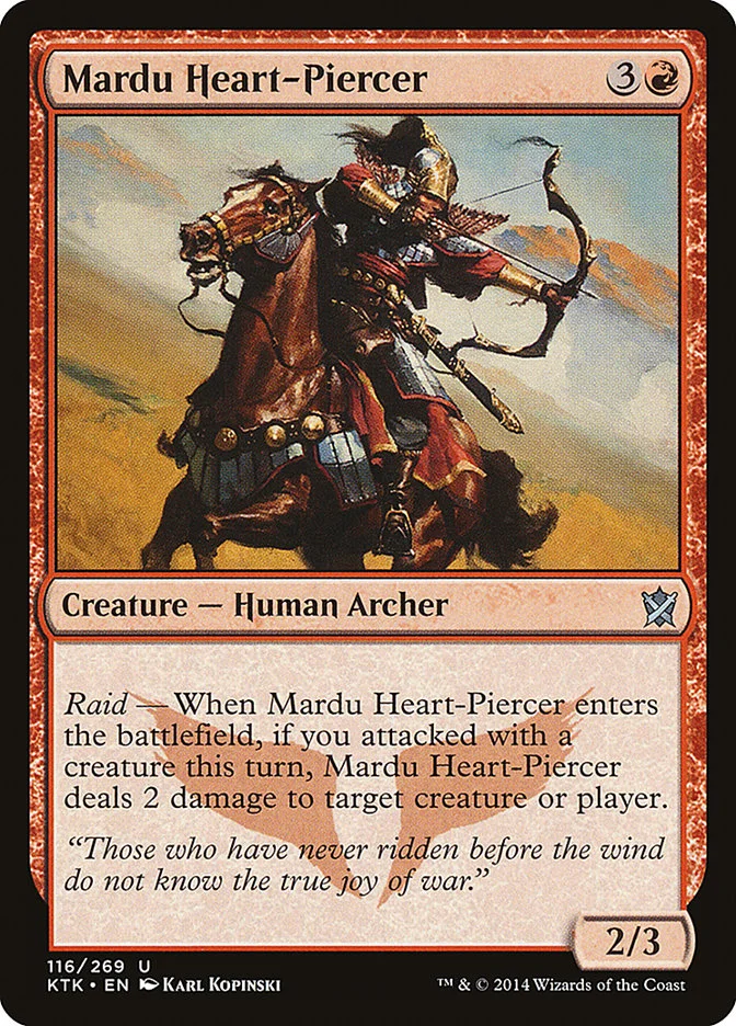 Mardu Heart-Piercer 「KTK/116」「EN」
