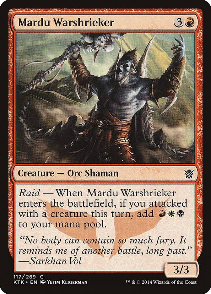 Mardu Warshrieker 「KTK/117」「EN」