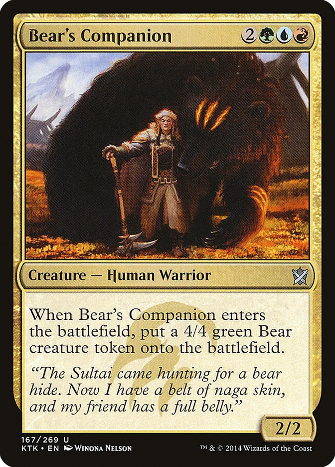 Bear's Companion 「KTK/167」「EN」