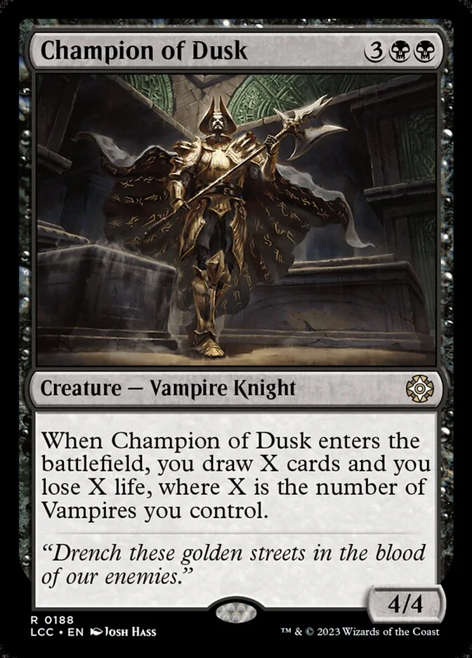 Champion of Dusk 「LCC/188」「EN」