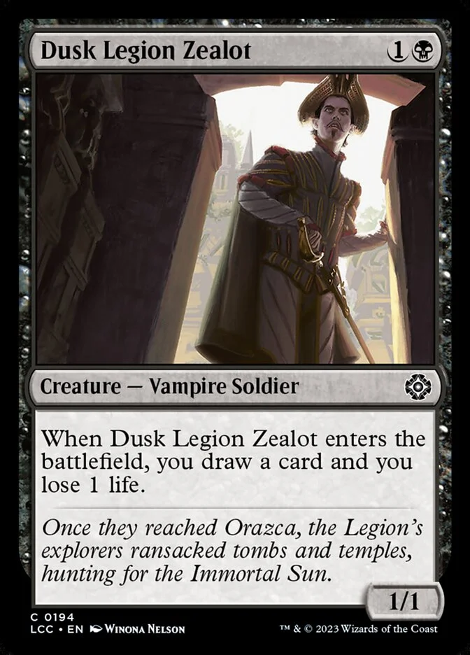 Dusk Legion Zealot 「LCC/194」「EN」
