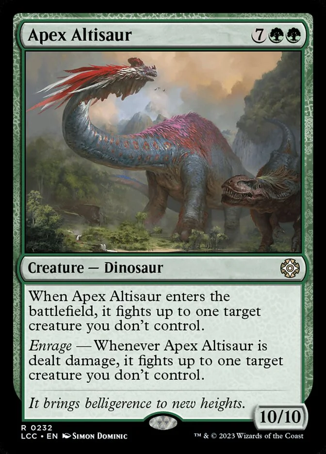 Apex Altisaur 「LCC/232」「EN」
