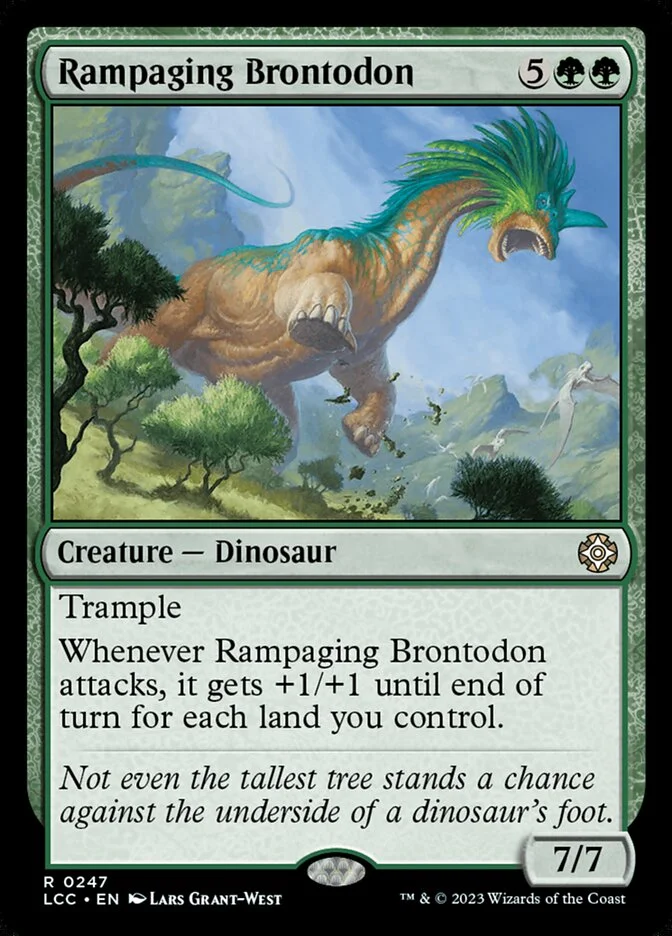 Rampaging Brontodon 「LCC/247」「EN」