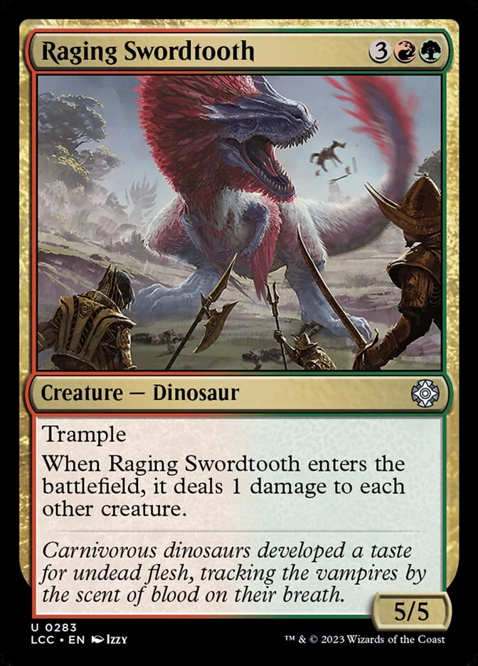 Raging Swordtooth 「LCC/283」「EN」