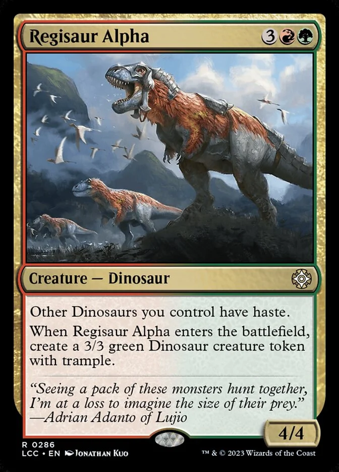 Regisaur Alpha 「LCC/286」「EN」