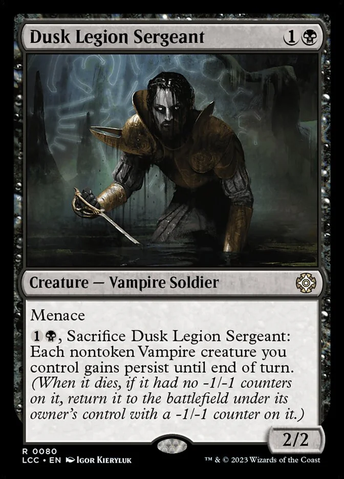 Dusk Legion Sergeant 「LCC/80」「EN」