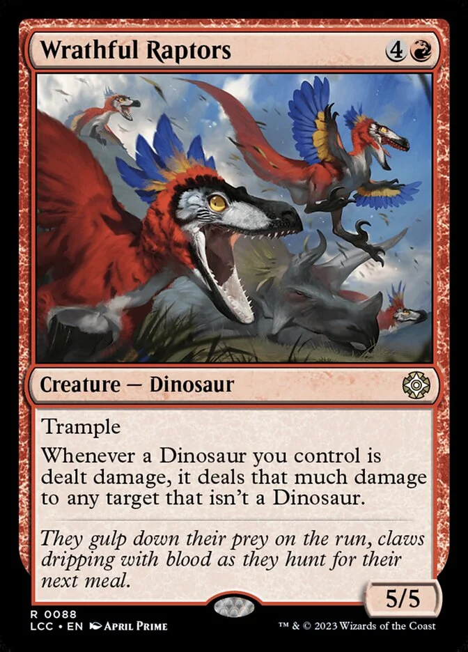 Wrathful Raptors 「LCC/88」「EN」