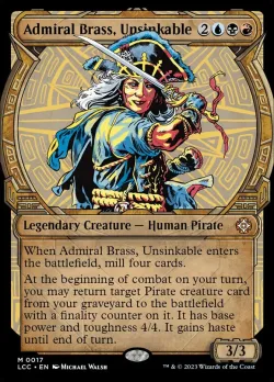 Admiral Brass, Unsinkable #17 · Magic: The Gathering