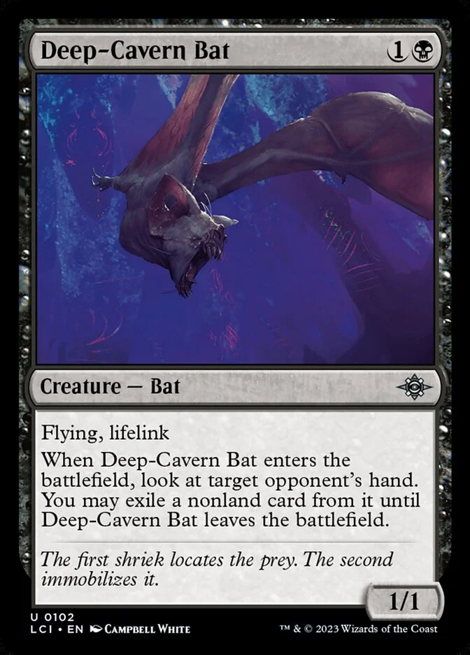 Deep-Cavern Bat 「LCI/102」「EN」