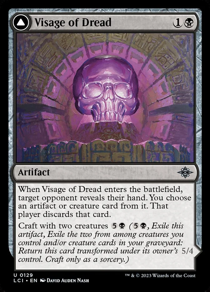 Visage of Dread // Dread Osseosaur 「LCI/129」「EN」