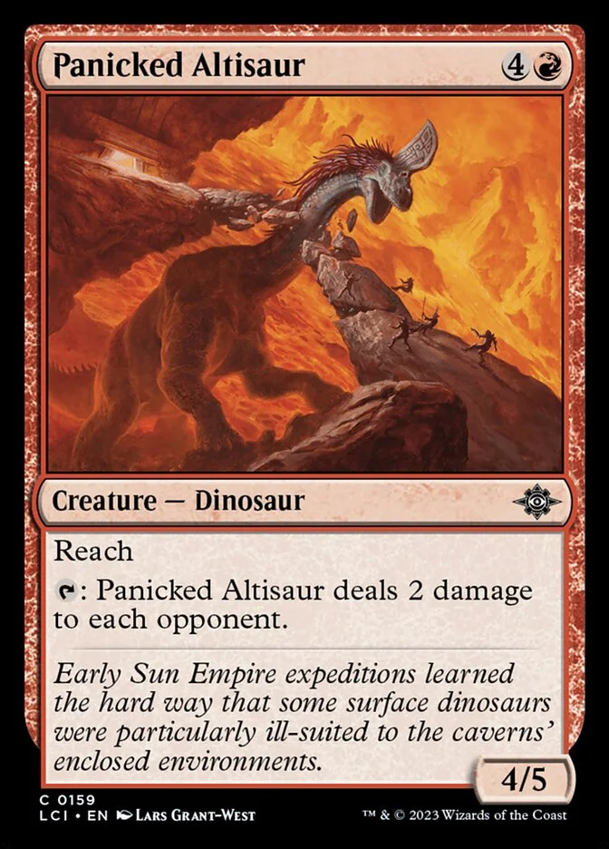 Panicked Altisaur 「LCI/159」「EN」