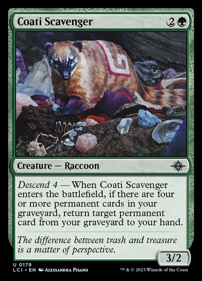 Coati Scavenger 「LCI/179」「EN」