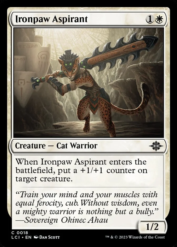 Ironpaw Aspirant 「LCI/18」「EN」