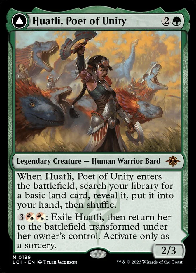 Huatli, Poet of Unity // Roar of the Fifth People 「LCI/189」「EN」
