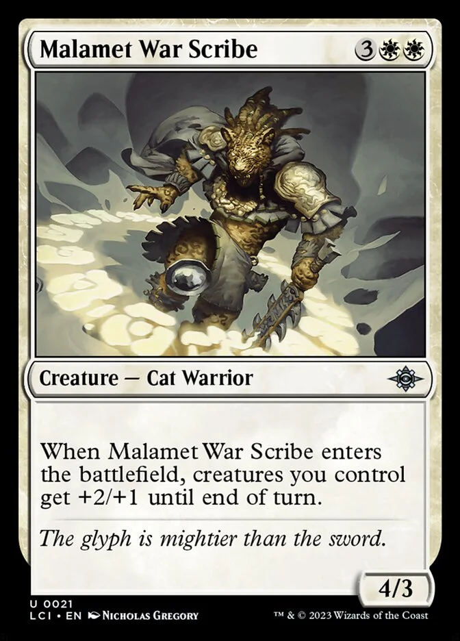 Malamet War Scribe 「LCI/21」「EN」
