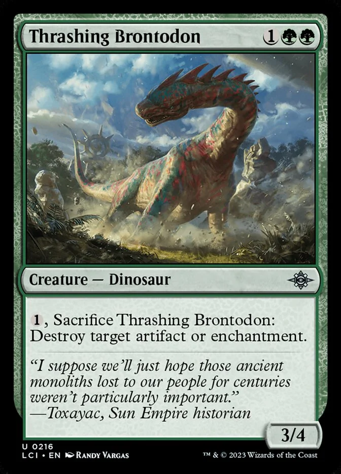 Thrashing Brontodon 「LCI/216」「EN」