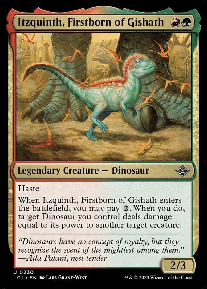 Itzquinth, Firstborn of Gishath 「LCI/230」「EN」