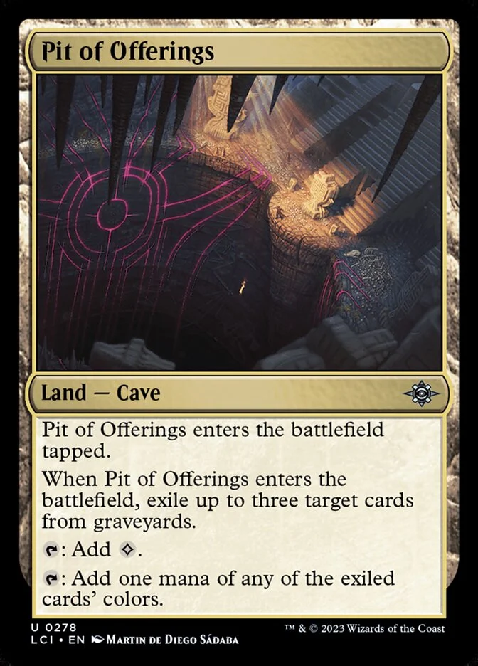 Pit of Offerings 「LCI/278」「EN」