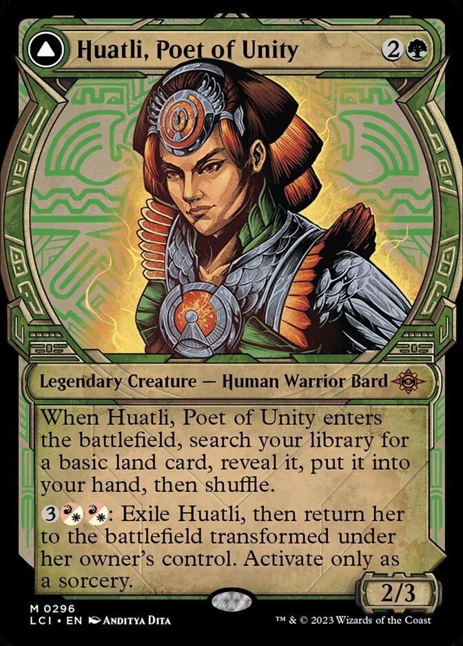 Huatli, Poet of Unity // Roar of the Fifth People 「LCI/296」「EN」