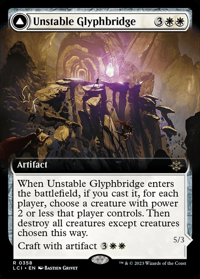 Unstable Glyphbridge // Sandswirl Wanderglyph 「LCI/358」「EN」