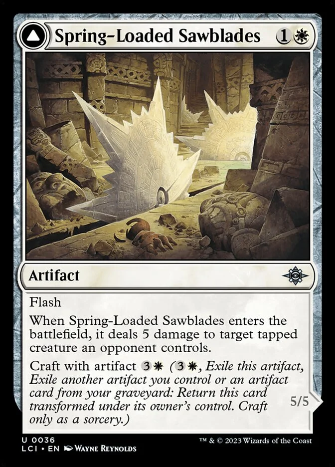 Spring-Loaded Sawblades // Bladewheel Chariot 「LCI/36」「EN」