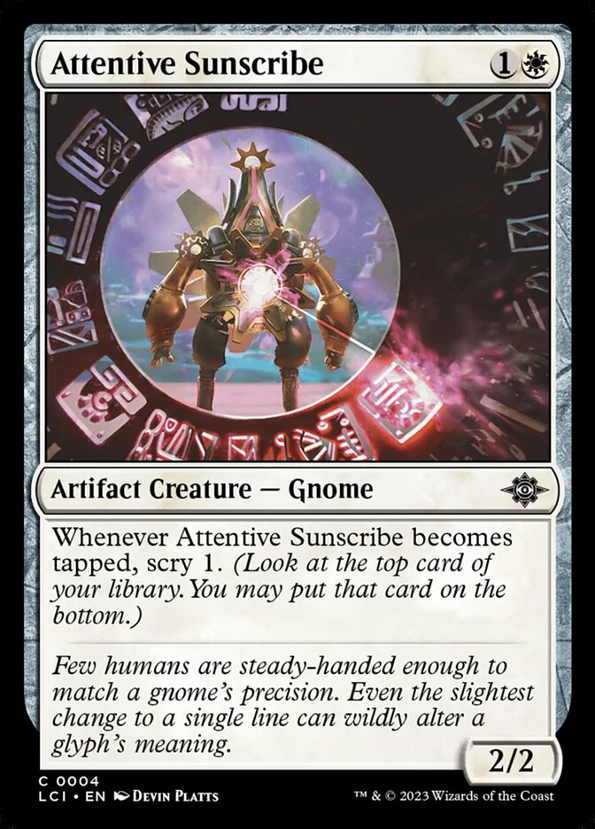 Attentive Sunscribe 「LCI/4」「EN」