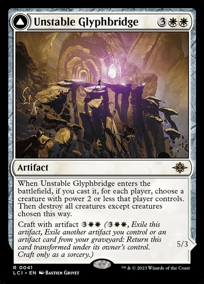 Unstable Glyphbridge // Sandswirl Wanderglyph 「LCI/41」「EN」