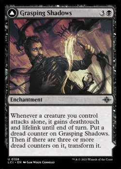 Grasping Shadows // Shadows' Lair #108 · Magic: The Gathering