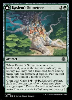 Kaslem's Stonetree // Kaslem's Strider #197 · Magic: The Gathering