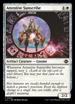 Attentive Sunscribe #4 · Magic: The Gathering