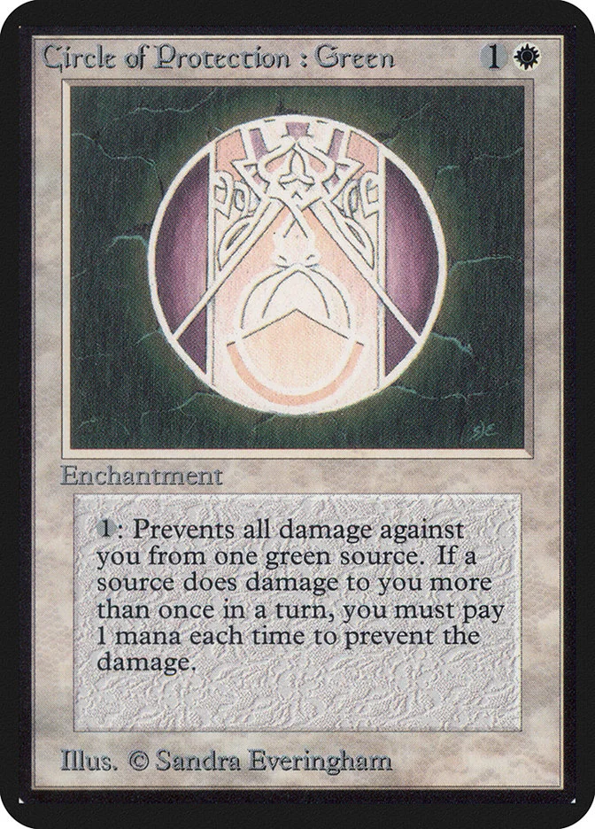 Circle of Protection: Green 「LEA/11」「EN」