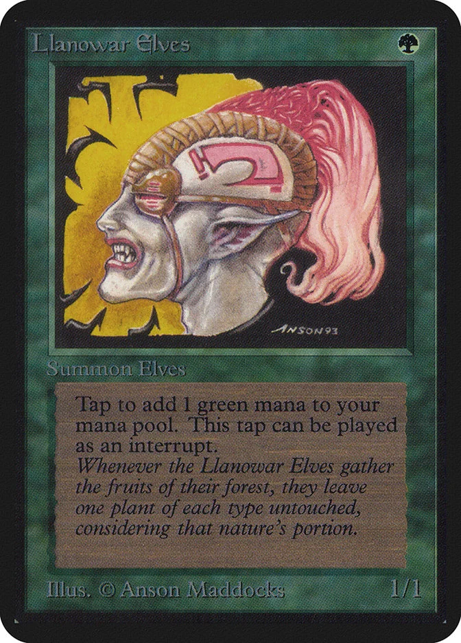 Llanowar Elves 「LEA/210」「EN」