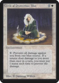 Circle of Protection: Blue #10 · Magic: The Gathering