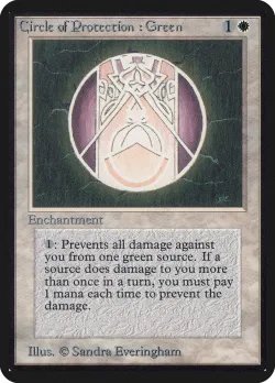 Circle of Protection: Green #11 · Magic: The Gathering