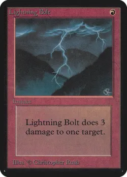 Lightning Bolt #161 · Magic: The Gathering