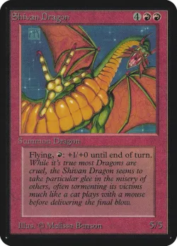 Shivan Dragon #174 · Magic: The Gathering