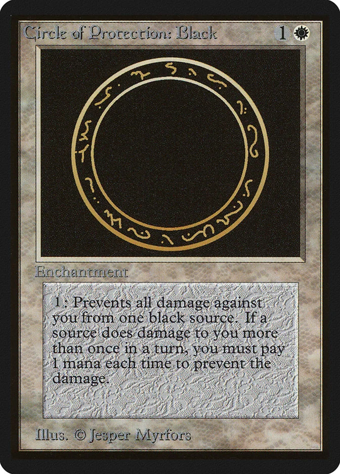 Circle of Protection: Black 「LEB/10」「EN」