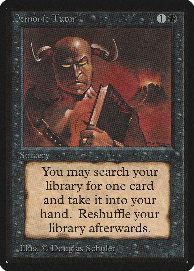 Demonic Tutor 「LEB/105」「EN」