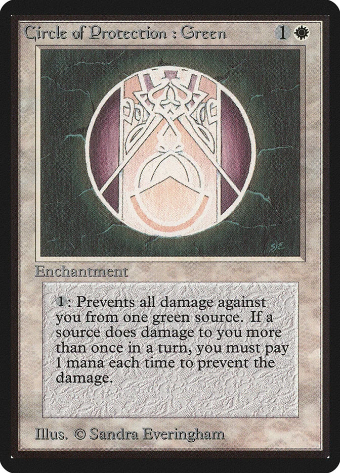 Circle of Protection: Green 「LEB/12」「EN」