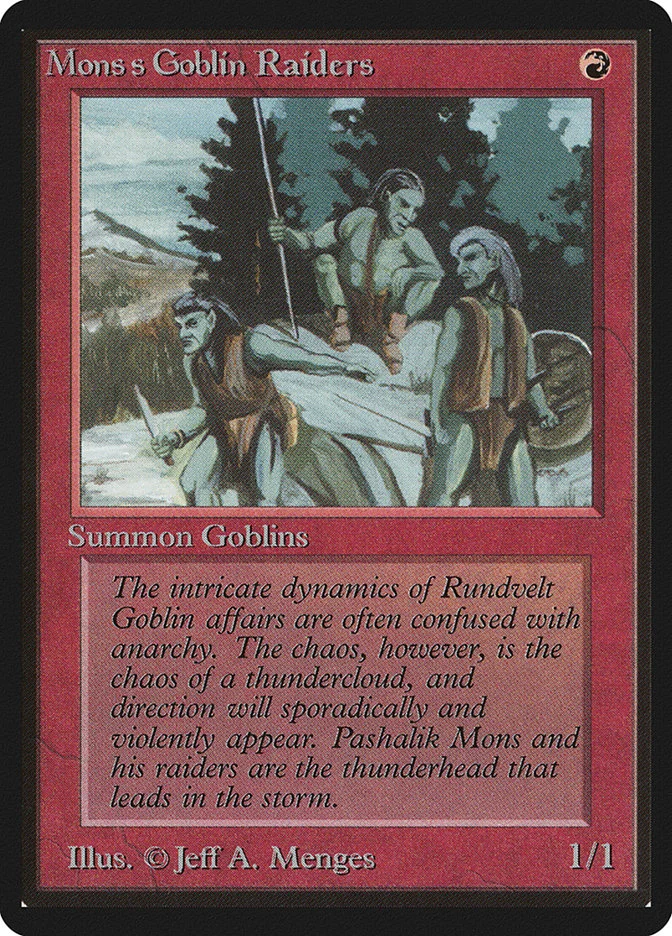 Mons's Goblin Raiders 「LEB/165」「EN」