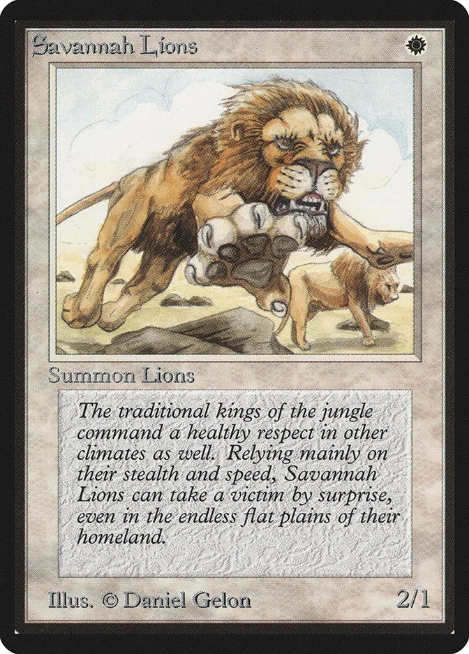 Savannah Lions 「LEB/39」「EN」