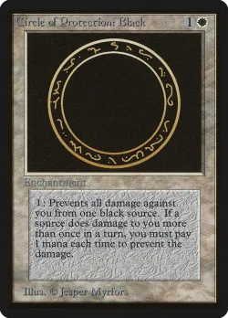 Circle of Protection: Black #10 · Magic: The Gathering